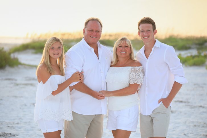 doctor and family